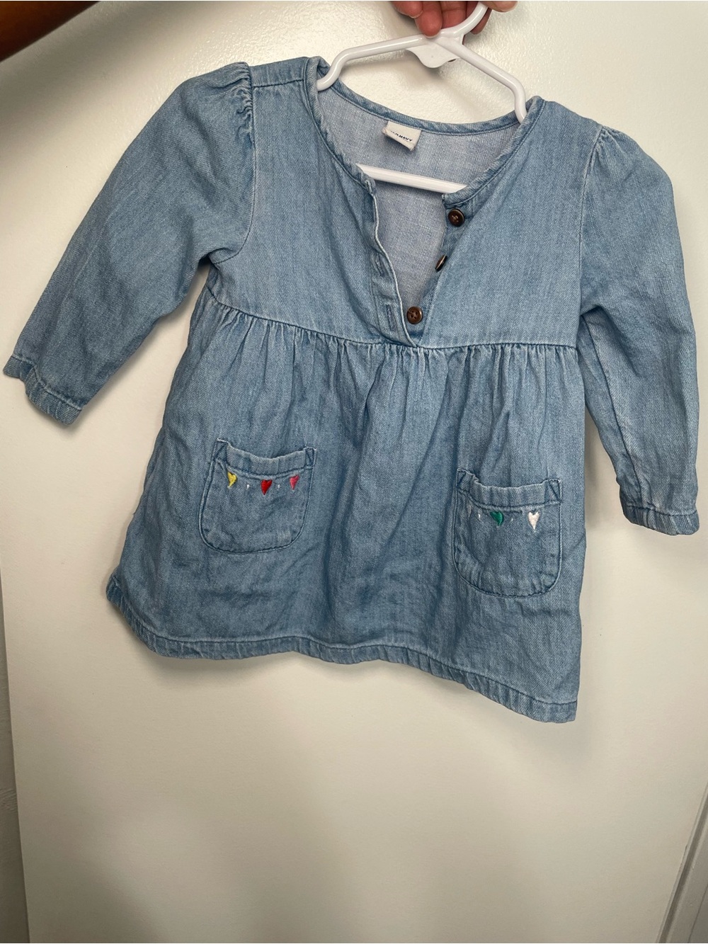 Baby Girl Denim Tunic with Pockets